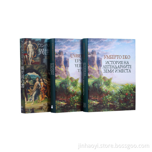 OEM adult reading hardcover book printing